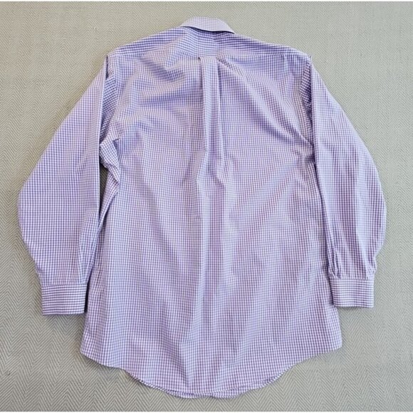 Brooks Brothers Regent Shirt Size 16 1/2 33 Purple Button-Down Quiet Luxury Y2K - Picture 7 of 12